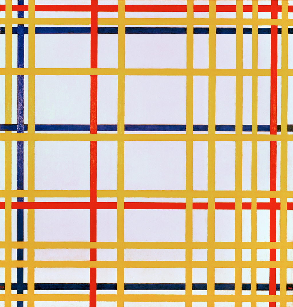 New York City I in Detail Piet Mondrian